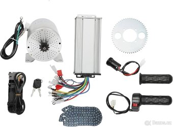 Elektromotor (3000w 48-72V ) + řídící jednotka - 3