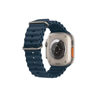 Apple Watch Ultra 2 49mm titan s modrým oceánským řemínkem - 3