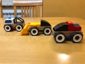 3x dřevěné autíčko IKEA - TOP stav - 3