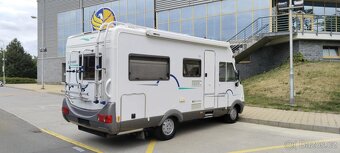 Fiat Ducato Hymer Klimatizace,Francouzská postel, gará - 3
