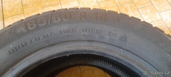 Nové pneu 14", cena za 2ks - 3