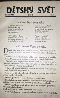 Svázaný ročník časopisu Dětský svět - 1930, 1931. - 3
