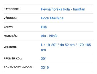 Rock Machine Catherine vel. L, 29” - 3