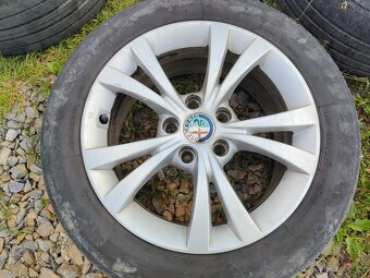 Alfa Romeo 205/55/16, 5x110 originál ALU kola - letní pneu - 3
