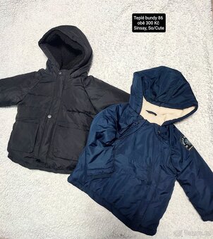 Chlapecké podzimní / zimní oblečení 68/74/80/86 - 3