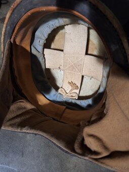 Retro přilba helma kokos+ brýle - 3