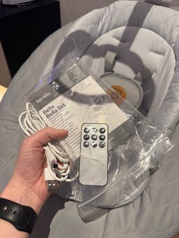 Lionelo Houpačka Bella Grey Concrete - 3