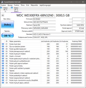 Disk Western Digital Red, 3TB, SATA WD30EFRX - 3