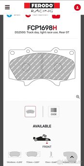 Ferodo DS2500 přední destičky - 3
