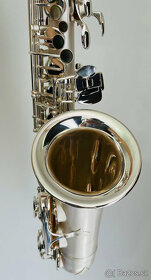Predám nový Es- Alt saxofón- LE BELIN -SILVER- MAS 668 (Post - 3