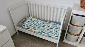 Dětská postýlka IKEA s matrací – rostoucí - 3