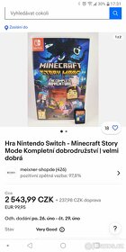 Nintendo Switch - Minecraft Story Mode Kompletní dobrodružst - 3