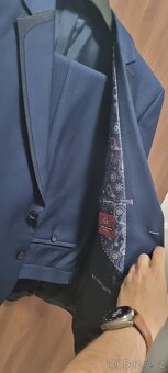 Luxusní oblek Emilio Massimo Milano NOVÝ vel.54 - 3