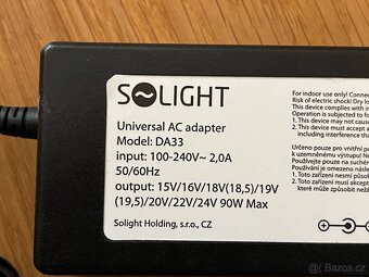 Univerzální napájecí adaptér Solight- 15V - 24 V 90W - 3