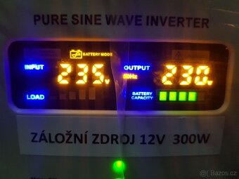 Záložní zdroj 12V 300W SinusPRO - 500PLUS 2A/5A/10 - 3