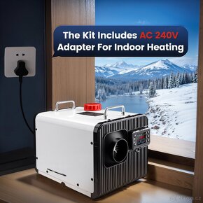 Nezávislé naftové topení 5-8kW 12, 24 a 220V, Bluetooth - 3