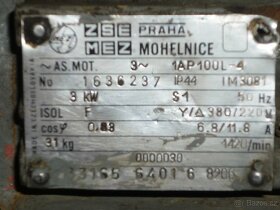elektromotor patkový 400V/3kw/1420ot./min - 3