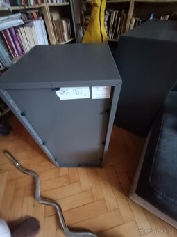 Eket skříňky šedé, 2x2 a 1x2 - 3