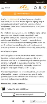 Pračka ETA - 3
