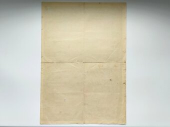 Pochvalný dekret čs. armáda 1933 Dělostřelecký pluk 112 - 3
