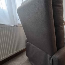 Polohovací křeslo Vonsild elektrické světle šedé - 3