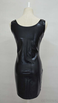 Sexy latexové mini šaty vel XXL poprsí 98-108 cm - 3