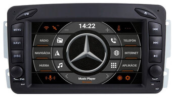 7" Mercedes C, Clk, Vito, Viano - Android 13/14 - 3