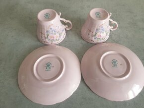 2x hrneček s podšálkem 14ti karátové zlato - 3