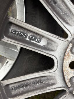 Alu kola 5x112 r17 215/55 r 17 VW - 3