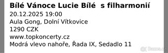 Bílé Vánoce Lucie Bílé s Českou filharmonií Ostrava Gong - 3