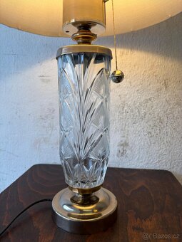 Křišťálová stolní lampa - 3