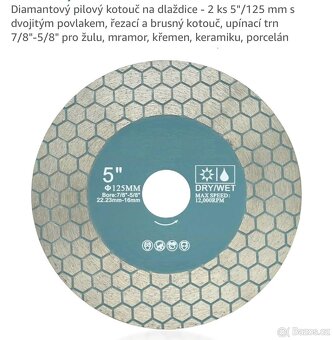 2 kusy diamantové kotouče - 3