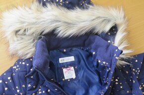 Bunda se srdíčky, H+M, vel. 116 - nová - 3