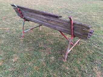 Retro zahradní lavička - 3