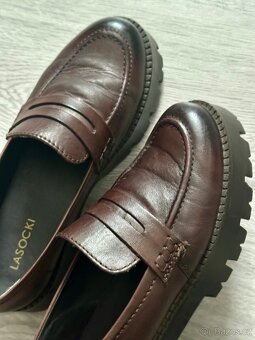 hnědé polobotky Lasocki, vel 37 - 3