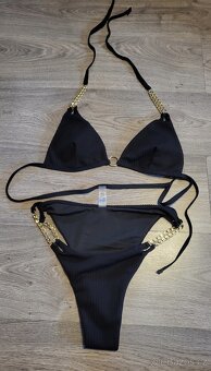 Plavky bikiny s řetízkem - 3