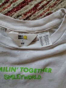 Dívčí dlouhé tričko H&M 158/164 - 3