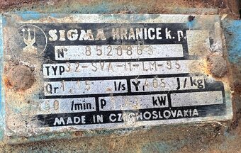 Čerpadlo Sigma (vodárna) - 3