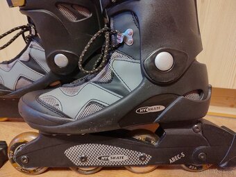 Inline brusle HySkate vel. 42 vč. náhradní brzdy-ZÁNOVNÍ - 3