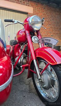 Jawa 250 Sidecar velorex + páv - 3