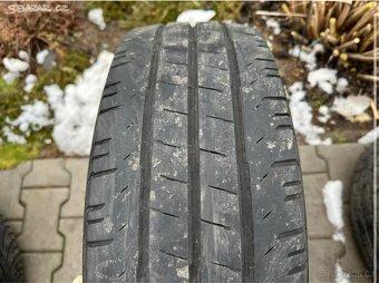 4x plechové disky 5x120 + pneu letní 205/65 R16C - 3