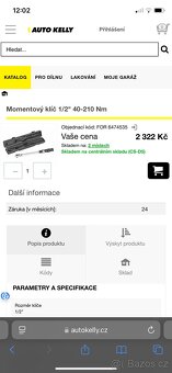 Prodám nový momentový klíč, nepoužitý - 3