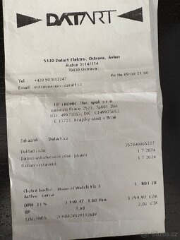 Huawei Watch Fit 3 TOP STAV záruka orig.krabice - 3
