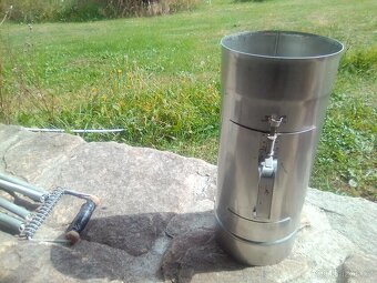 čistící kus odkouření 160 mm nerez - 3