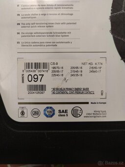 Sněhové řetězy König/Thule CS-9 097 nepoužité - 3