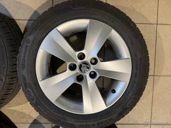 Alu kola Škoda MATONE R15 5x100 ET38 + Letní pneu 185/60 R15 - 3