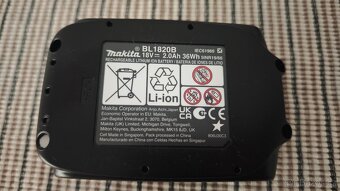 MAKITA baterie BL1820B 2,0 Ah 18V - 3