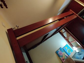 Patrová Bytelná Postel z MASIVU + Matrace HAFSLO IKEA ZDARMA - 3