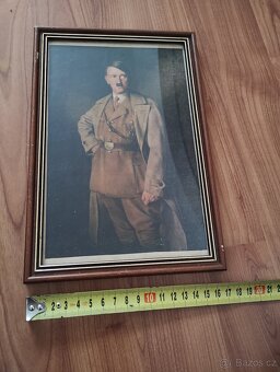 Prodám originální obraz Adolfa Hitlera nalezený na půdě - 3