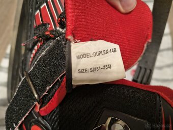 Chlapecké brusle 2v1, vel. S(31-34), černo-červené - 3